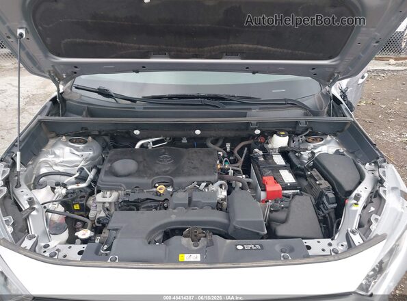 2T3F1RFV1NW254477 2022 TOYOTA RAV4 Silver Widok z tyłu