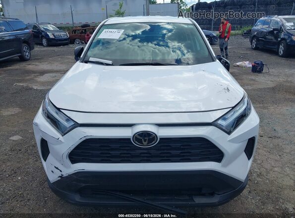 2T3F1RFV1SW496228 2025 TOYOTA RAV4 White Widok zestawu wskaźników