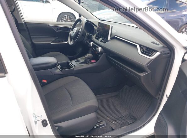 2T3F1RFV1SW496228 2025 TOYOTA RAV4 White Widok wnętrza z przodu
