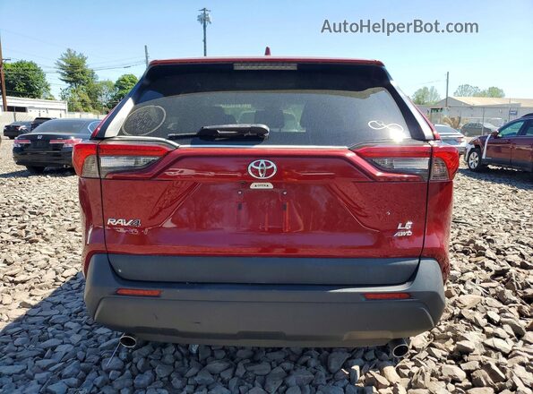 2T3F1RFV2KC025495 2019 TOYOTA RAV4 Red 