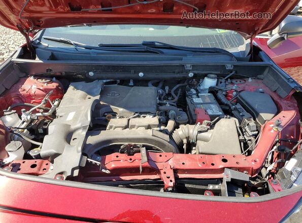 2T3F1RFV2KC025495 2019 TOYOTA RAV4 Red 