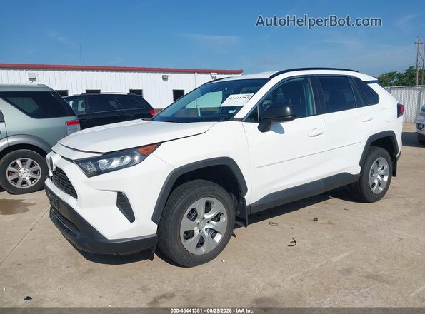 2T3F1RFV2LW099838 2020 TOYOTA RAV4 White Առջևի ձախ երեք քառորդ տեսարան