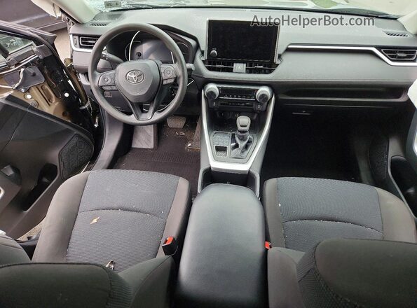 2T3F1RFV2PW338052 2023 TOYOTA RAV4 Black Առջևի վահանակի տեսք