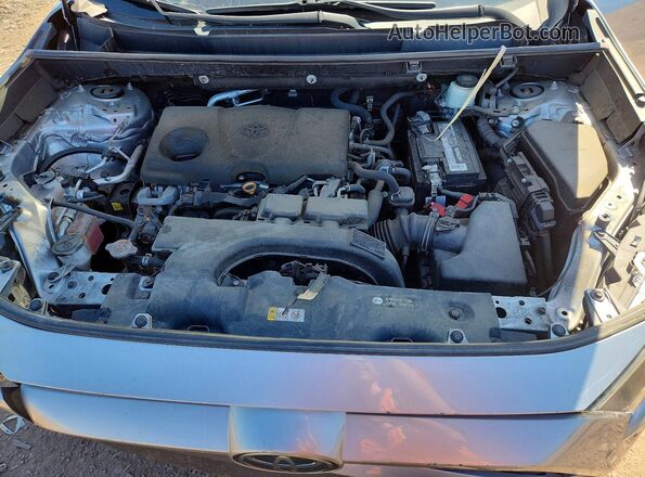 2T3F1RFV3KC001061 2019 TOYOTA RAV4 Серебряный Вид подкапотного пространства