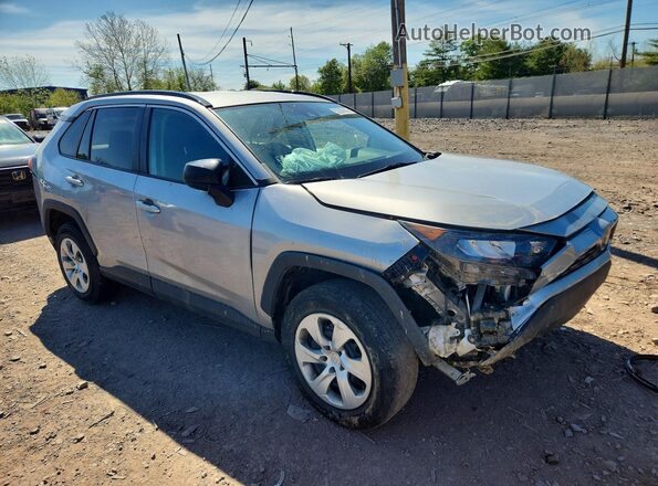 2T3F1RFV3KC001061 2019 TOYOTA RAV4 Серебряный Передняя правая четверть