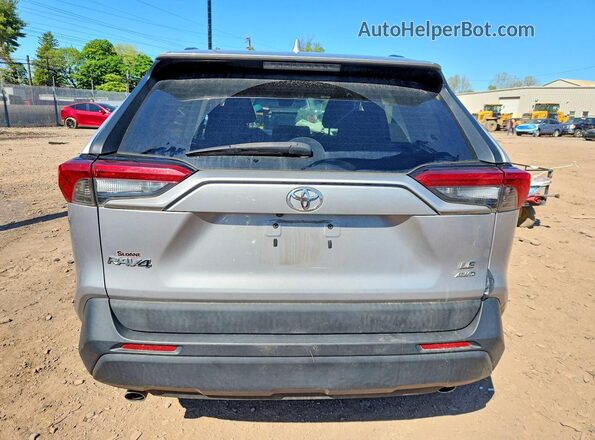 2T3F1RFV3KC001061 2019 TOYOTA RAV4 Серебряный Вид сзади