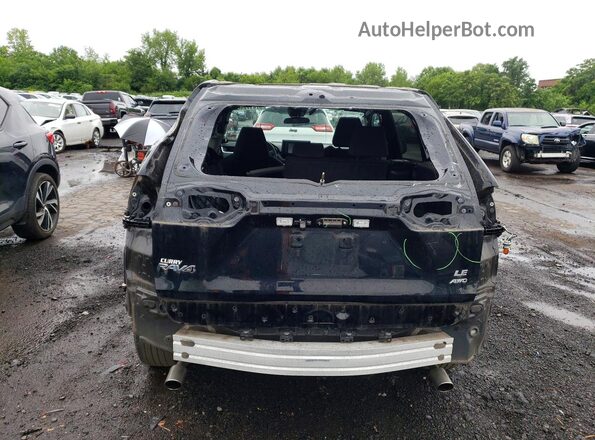2T3F1RFV3KC038367 2019 TOYOTA RAV4 Black Rear view