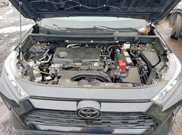 2T3F1RFV3KC038367 2019 TOYOTA RAV4 Black Engine compartment view