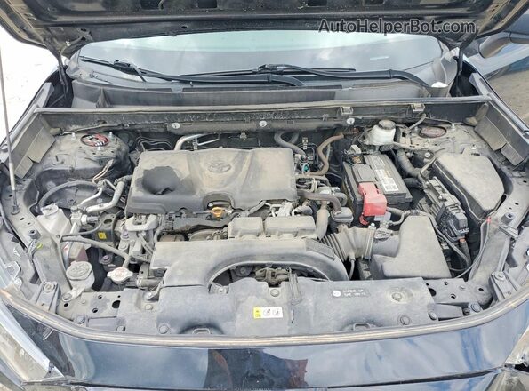 2T3F1RFV3KW004489 2019 TOYOTA RAV4 Black Вид задньої частини салону