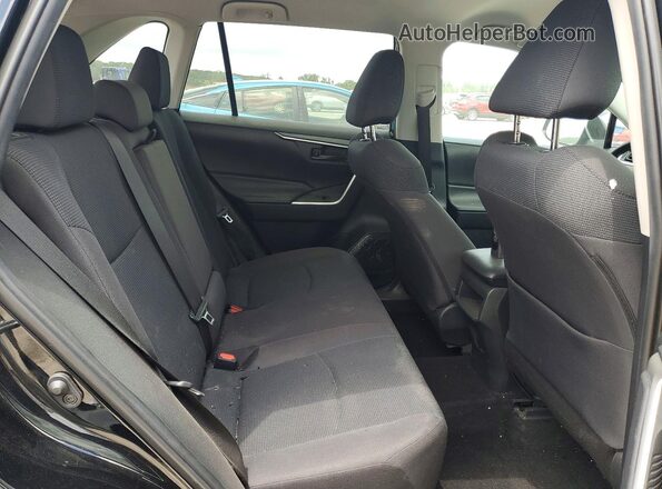 2T3F1RFV3KW004489 2019 TOYOTA RAV4 Black Вид задніх сидінь