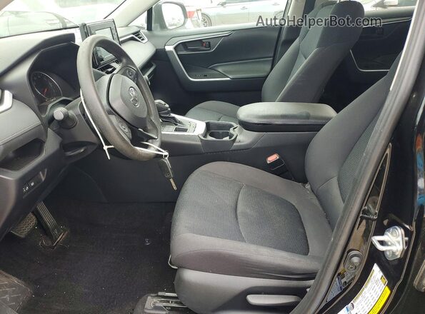 2T3F1RFV3KW004489 2019 TOYOTA RAV4 Black Вид салону спереду
