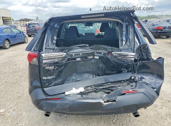 2T3F1RFV3KW004489 2019 TOYOTA RAV4 Black Вид ззаду
