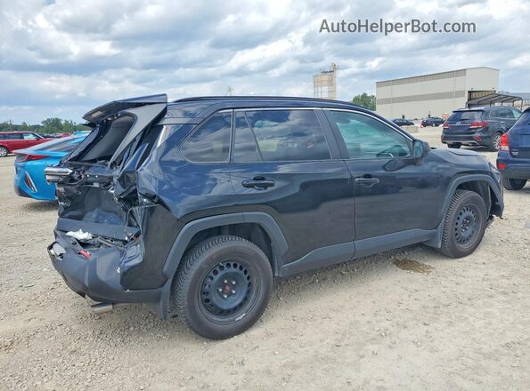 2T3F1RFV3KW004489 2019 TOYOTA RAV4 Black Задня права чверть