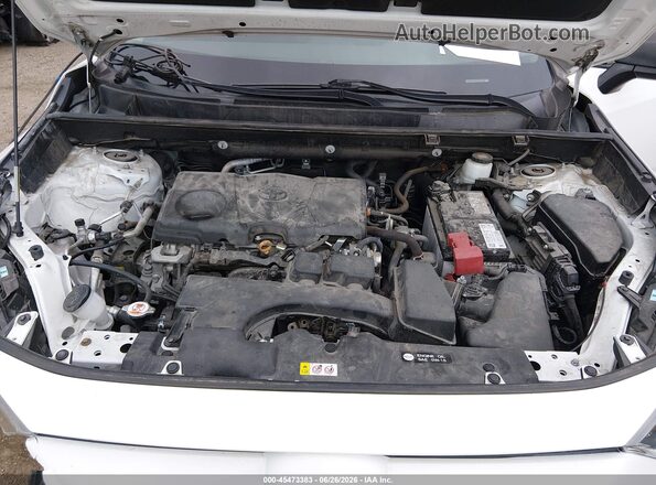 2T3F1RFV3NC284498 2022 TOYOTA RAV4 White Engine compartment view