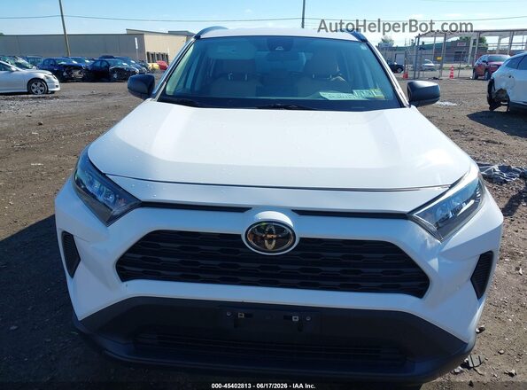 2T3F1RFV4MC151666 2021 TOYOTA RAV4 White Instrument cluster view