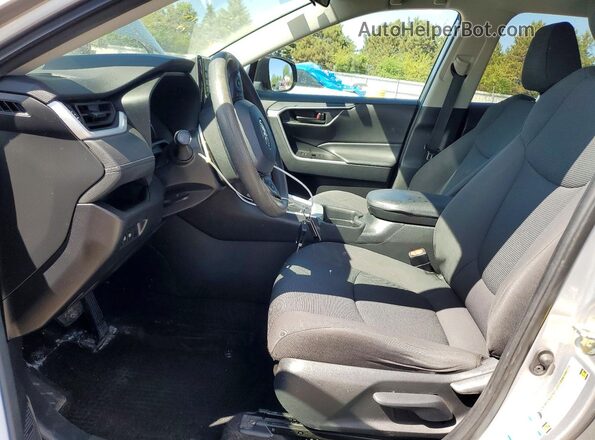 2T3F1RFV4MC191987 2021 TOYOTA RAV4 Silver Widok wnętrza z przodu