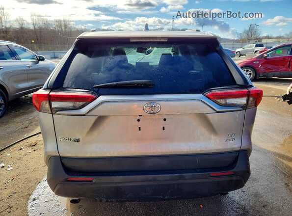 2T3F1RFV4MC242341 2021 TOYOTA RAV4 Silver Հետևի տեսք