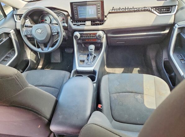 2T3F1RFV5KW036683 2019 TOYOTA RAV4 Silver წინა პანელის ხედი