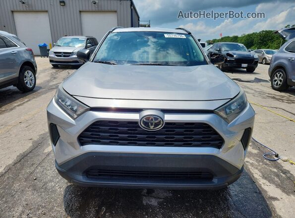 2T3F1RFV5KW036683 2019 TOYOTA RAV4 Silver წინა ხედი