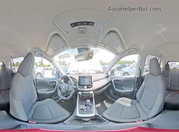 2T3F1RFV5KW036683 2019 TOYOTA RAV4 Silver სალონის 360-გრადუსიანი ხედი