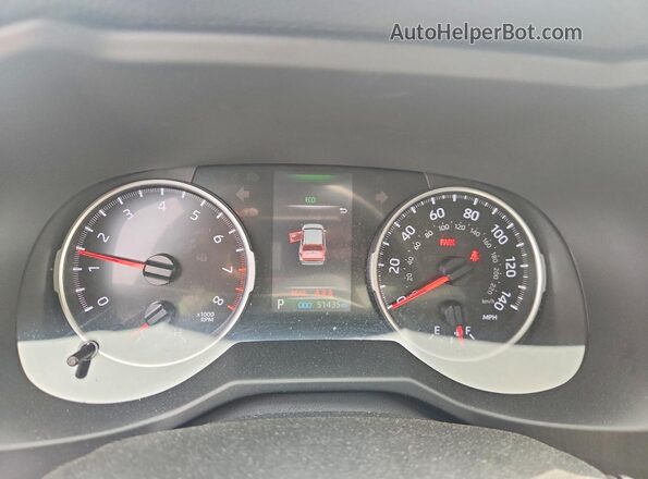 2T3F1RFV5NC313225 2022 TOYOTA RAV4 Gray Widok zestawu wskaźników