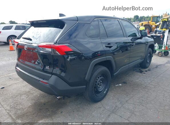 2T3F1RFV5NW278250 2022 TOYOTA RAV4 Black Задня права чверть