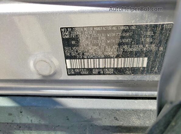 2T3F1RFV5PC325636 2023 TOYOTA RAV4 Серебряный 