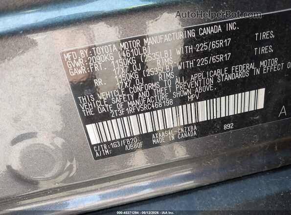 2T3F1RFV5RC468198 2024 TOYOTA RAV4 Black Вид підкапотного простору