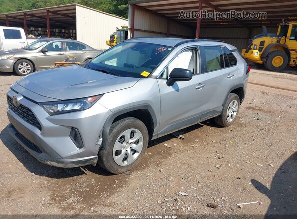 2T3F1RFV7MW183915 2021 TOYOTA RAV4 Silver წინა მარცხენა ხედი სამი მეოთხედიდან