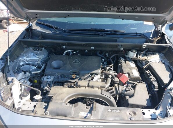 2T3F1RFV7MW183915 2021 TOYOTA RAV4 Silver უკანა ხედი