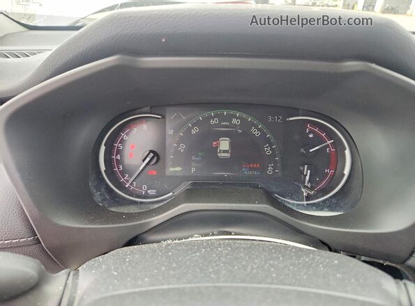 2T3F1RFV7RC428480 2024 TOYOTA RAV4 Silver Вид щитка приладів