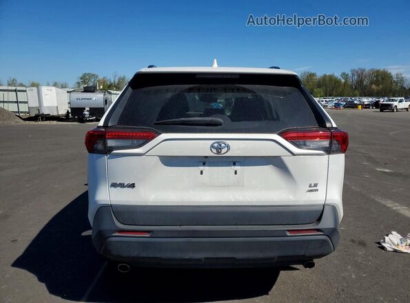 2T3F1RFV8MW173832 2021 TOYOTA RAV4 White Вид ззаду