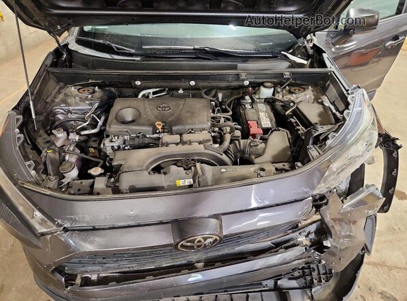 2T3F1RFV9KW033110 2019 TOYOTA RAV4 Gray Engine compartment view