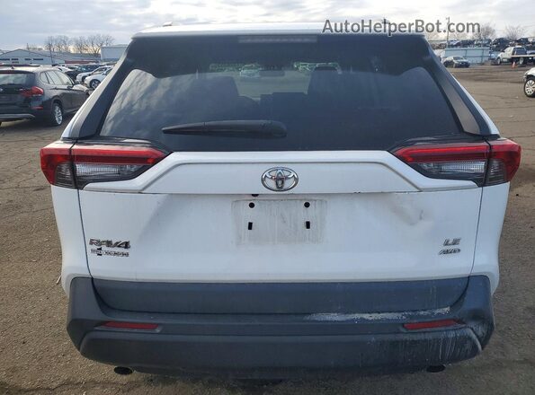 2T3F1RFV9LW129952 2020 TOYOTA RAV4 White Vista trasera