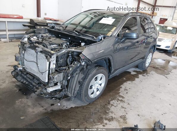 2T3F1RFV9MW228997 2021 TOYOTA RAV4 Gray Առջևի ձախ երեք քառորդ տեսարան