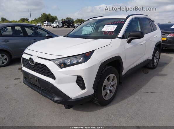 2T3F1RFVXMC161022 2021 TOYOTA RAV4 Белый Передняя левая четверть