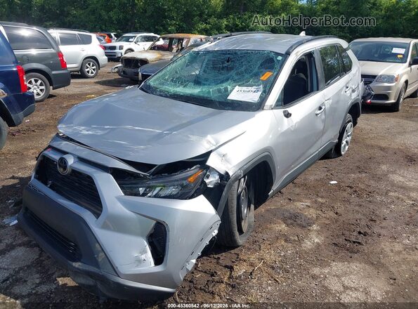2T3F1RFVXMC252243 2021 TOYOTA RAV4 Серебряный Передняя левая четверть