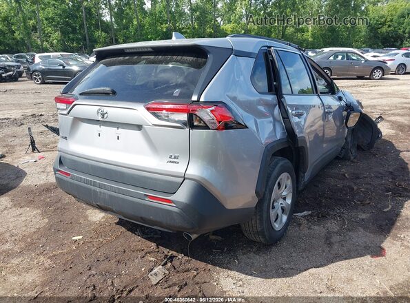 2T3F1RFVXMC252243 2021 TOYOTA RAV4 Серебряный Задняя правая четверть