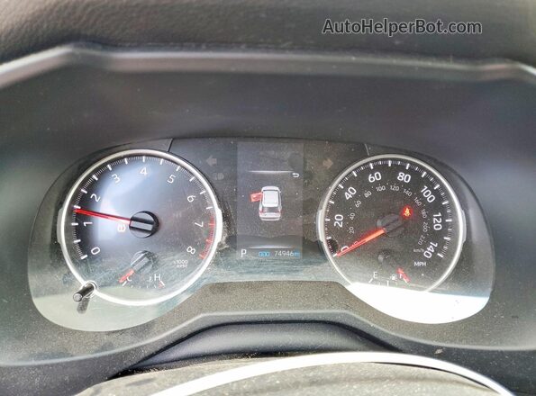 2T3F1RFVXMW152724 2021 TOYOTA RAV4 Gray Սարքավորումների վահանակի տեսք