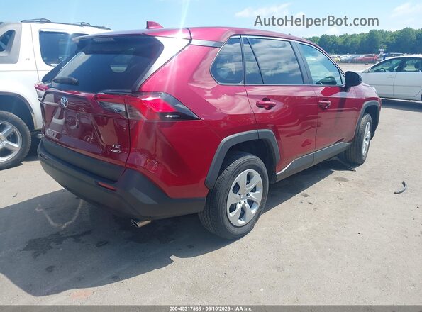 2T3F1RFVXNW272640 2022 TOYOTA RAV4 Red უკანა მარჯვენა