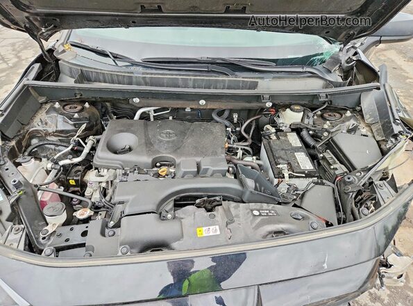 2T3F1RFVXNW322758 2022 TOYOTA RAV4 Black Vista del compartimento del motor