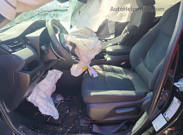 2T3F1RFVXRC435407 2024 TOYOTA RAV4 Черный Вид салона спереди