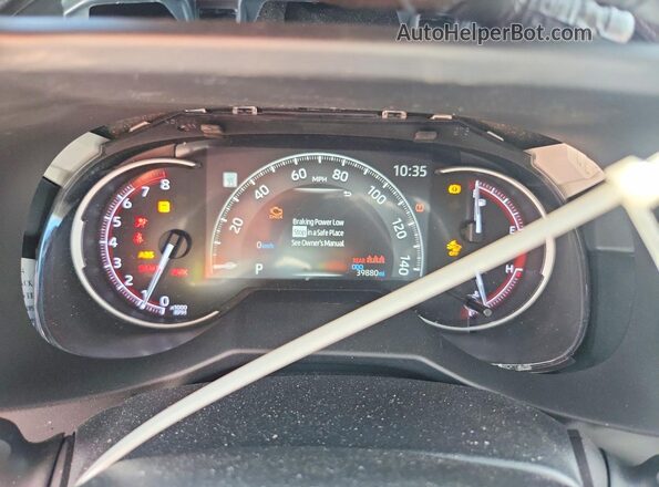 2T3F1RFVXRC435407 2024 TOYOTA RAV4 Черный Вид щитка приборов