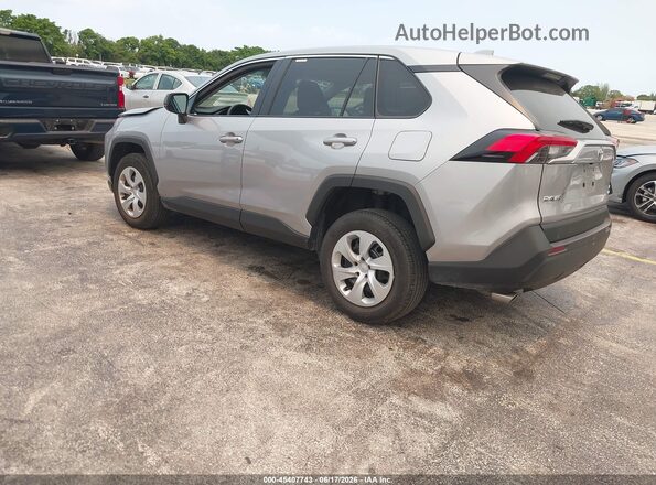 2T3F1RFVXSC518616 2025 TOYOTA RAV4 Silver უკანა მარცხენა
