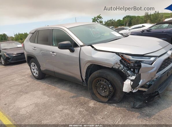 2T3F1RFVXSC518616 2025 TOYOTA RAV4 Silver წინა ხედი