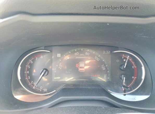 2T3F1RFVXSW505864 2025 TOYOTA RAV4 Gray Вид щитка приладів