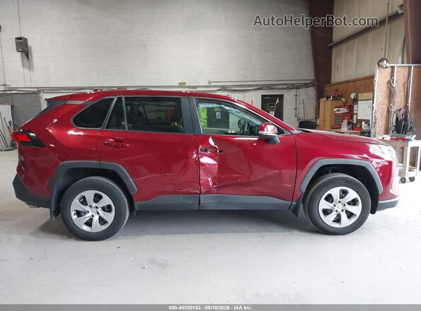 2T3G1RFV0NW303138 2022 TOYOTA RAV4 Red Սալոնի հետևի տեսք