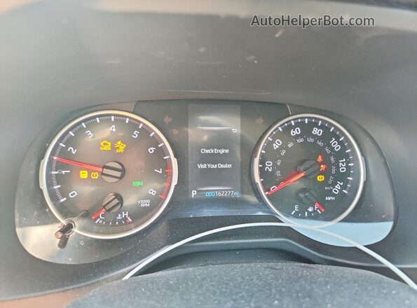 2T3G1RFV1LW125222 2020 TOYOTA RAV4 Gray Widok zestawu wskaźników