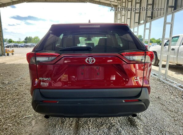 2T3G1RFV2MW229171 2021 TOYOTA RAV4 Red უკანა ხედი
