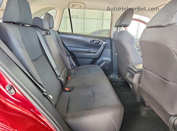2T3G1RFV2MW229171 2021 TOYOTA RAV4 Red უკანა სალონის ხედი